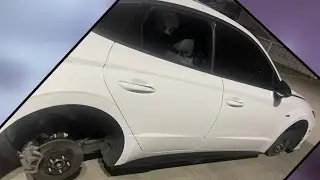 Burglar steals tires, leaves woman&rsquo;s car on blocks while she visits Galleria apartment complex