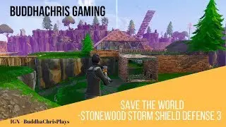 *SOLO* Stonewood Storm Shield Defense 3 (SSD3) with a Defender - Fortnite Save the World