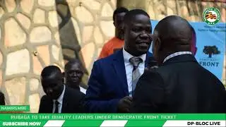 RUBAGA TO TAKE QUALITY LEADERS UNDER DEMOCRATIC FRONT TICKET