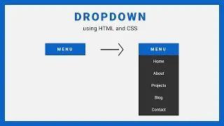 Dropdown | using HTML & CSS only