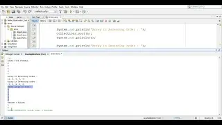 Array in Assending, Descending, Array List, Maximum & Minimum in Java | Netbeans 8.2 #viral