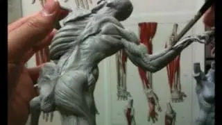 Super Sculpey Ecorche Figurine Sculpting-Part 25/34