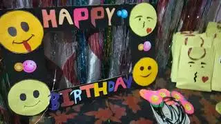 Emoji party decorations smily theme