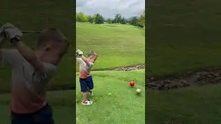 Move over, pros Mav is stealing the spotlight with his unbelievable golfing skills #GolfProdigy