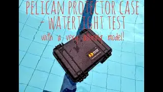 Pelican Protector Case - Watertight test with a very alluring model