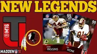 NEW MUT 16 LEGENDS | REDSKINS FT. RIGGINS + MONK | MADDEN 16 ULTIMATE TEAM