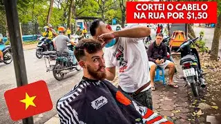 Vida real no Vietnã - como funcionam as barbearias de rua?