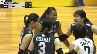 Hitachi Rival VS PFU blue cats |Set 4| Vleague volleyball 30/1/2022