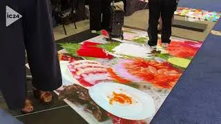 InfoComm 2024: Scenico Demonstrates Ruggedized, Rollable LED Floor Panels in Multiple Pixel Pitches