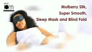 Mulberry Silk Super Smooth Sleep Mask and Blind Fold.