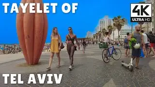 Tayelet of Tel Aviv, Israel | 4K UHD Relaxing Virtual Walk