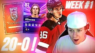 NHL 23 | 20-0 HUT Champions Rewards and Highlights! (WEEK #1)