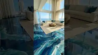 DIY Living Room Epoxy Floor Ideas. #shorts #epoxyfloor #diy #satisfying