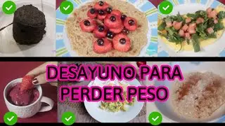 Que puedo desayunar para bajar de peso 7 DESAYUNOS HIPOCAL&Oacute;RICOS economicos y f&aacute;ciles ☕️ l Kariniwii