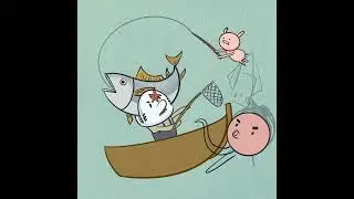 The Big Catch! ~ Drawing Bao&rsquo;s Fishing Adventure ~ #illustration #speedpaint #bao #イラスト #procreate