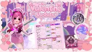 My first video! // NEW!🌟Valentines Uptade // Royale high💕// ALL ANSWERS TO HALO!