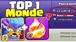 La COMPO du NUM&Eacute;RO 1 MONDIAL avec les SUPER Y&Eacute;TIS ! (Clash of Clans)