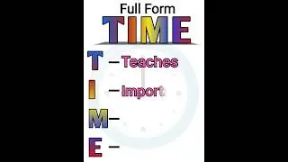 Time🔥Full Form| Full Form of Time#time #fullform #fullformname #shorts