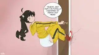 Diaper Animation Locked Bathroom Door