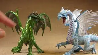 Safari Ltd. Ice Dragon set # 10145 review
