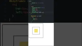 Box moving circular inside two borders | HTML CSS 