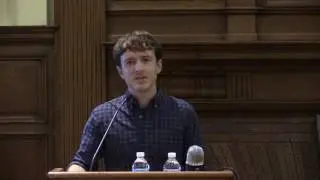 Kurt Beals speaks at the 2016 William H. Gass Symposium