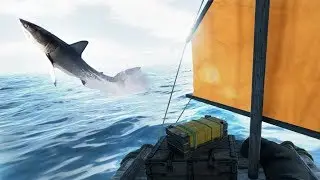 WE MADE A RAFT, TIME TO ESCAPE! - Raft / Subnautica Like Game (Bermuda Lost Survival Gameplay)