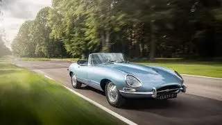 Jaguar electrifies its classic E-type car