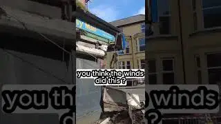 blackpool today vlog | short shop got damaged high winds ? #blackpool