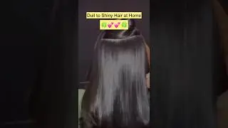 🍀Instant Dull to Shiny Hair at Home|😍Instant Hair Shine & Smoothnes🏡|shorts#ytshorts#viralshorts