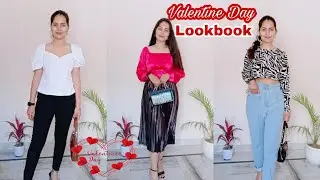 Valentine Day Lookbook 2022 || Affordable Jeans And Tops || Must Buy From Amazon.