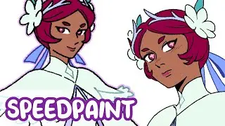 Winter Magical Girl [Clip Studio Speedpaint]