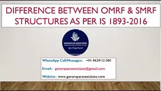 DIFFERENCE BETWEEN OMRF & SMRF STRUCTURES