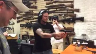 Jason Hook on the double pistol!