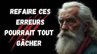 Ignorez Ces Leçons de Vie et Vous Serez Misérable pour le Reste de ta vie