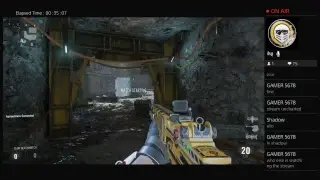 Call of duty aw gameplay try to get gold camo