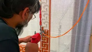 Tufting A Rug With M&auml;ander Motif