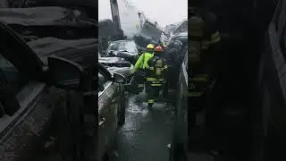 50-Car Pileup on I-70: Deadly Whiteout Crash Shuts Down Highway | Illinois&ndash;Indiana Winter Storm