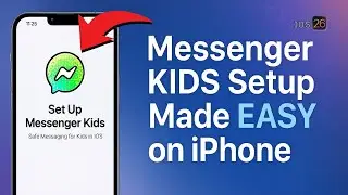 How to SET UP Messenger KIDS on iPhone | Safe Messaging for Kids in iOS 26 👧📱