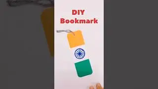 DIY Republic Day Bookmark 🇮🇳 | Tricolour Craft Idea | Easy Paper Bookmark