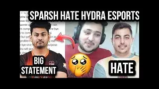 Dynamo Again Giving Statment On Hydra eSports Growth 💔 | Why Sparsh Hate Hydra 😢 | Hrishav Join esp