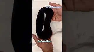Eye Cover Mask for better Sleep, relaxing Eye, Improve mood #eyemask #ytshorts #bettersleep #hoi #yt