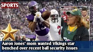 NFL star's mother demands ball security after son's fumbles.