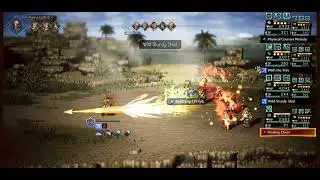 Octopath COTC F2P Trivial fight vs Master Tower Floor 7 (Grandport lvl 100) with EX Fiore