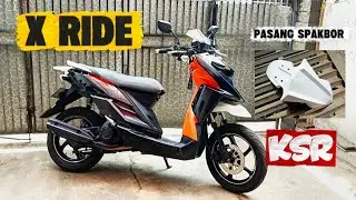 X ride modif pasang spakbor Ksr #yamaha #xride #xride125 #klx #supermoto #spakbor #yamahaxride #ok  