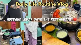 Simple Routine life of South Indian housewife | Husband lekar gaye Restaurant ❤️ | #dailyvlog