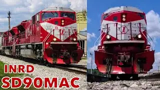 Indiana Railroad SD90MAC Runs Over Camera in Bargersville!