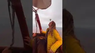 Hot Air Balloon ride in Morocco 🇲🇦 #hotairballoon #morocco #marrakech #hotairballoonride