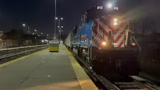 The completed Metra evening rush hour on the alternate schedule at western Ave on January 7, 2026