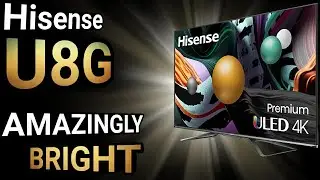 Hisense U8G Brightness Test| U8G SDR, SDR Calibrated, and HDR Numbers Will Be Given In This One!